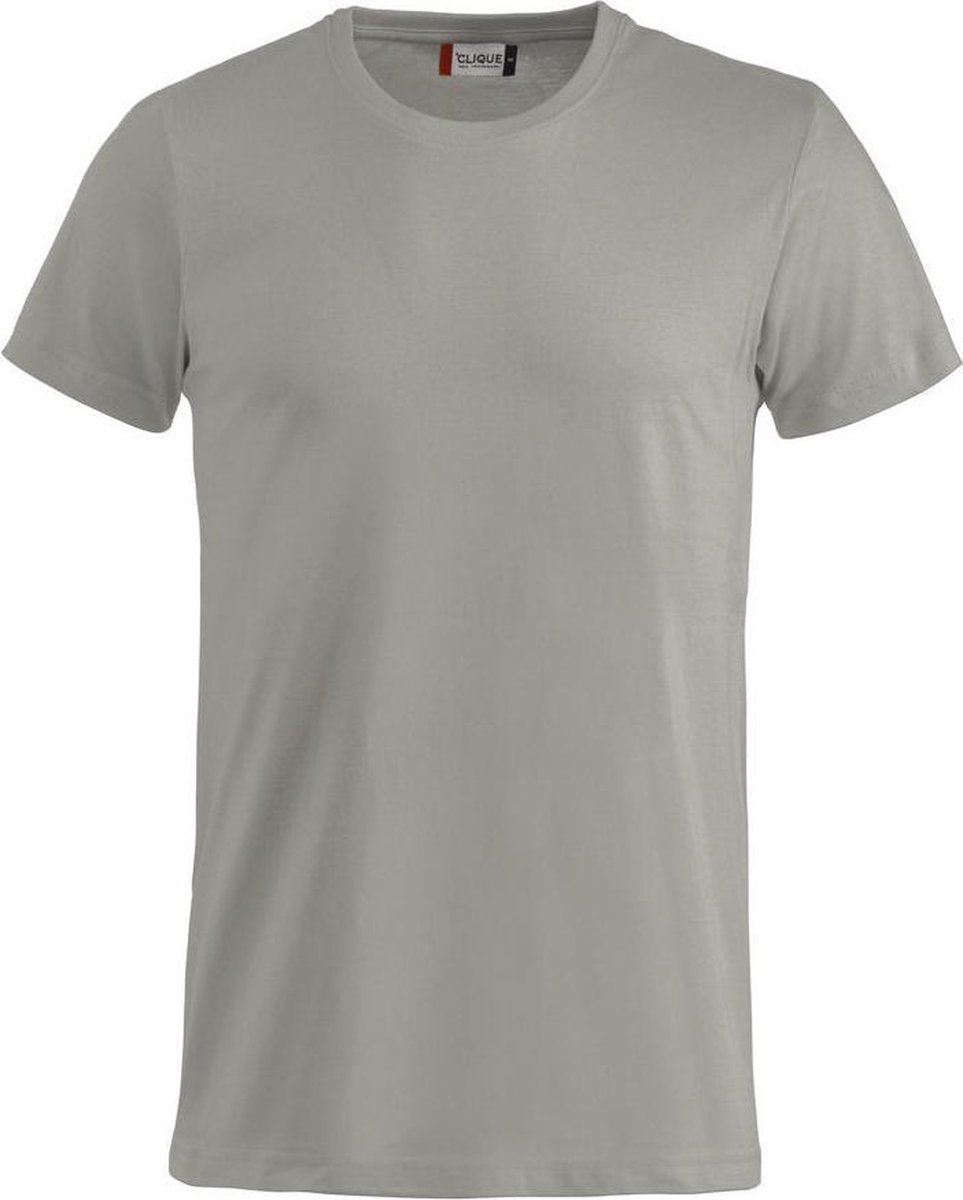 Clique Basic-T 029030 - Zilver-grijs - 4XL