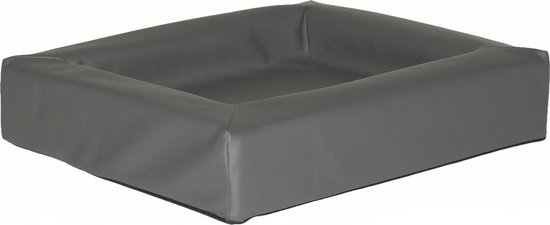 Comfort-Kussen hondenmand leatherlook 100 x 80 x 15 cm - Antraciet