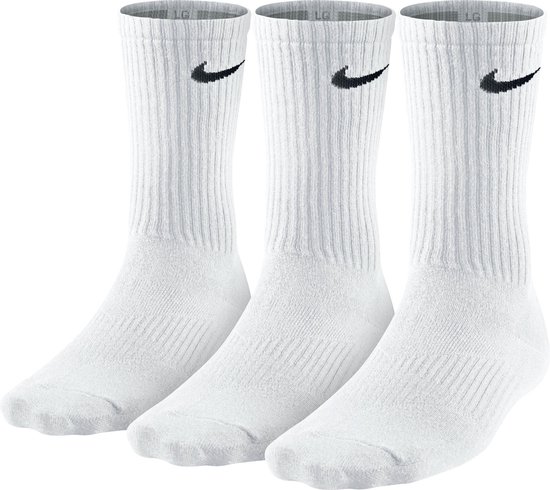 Nike Lightweight Sokken 3-Pack - Small - Wit