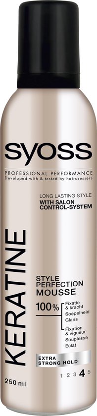 Syoss Styling-Mousse Keratin - 250 ml | bol
