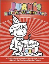 Juan's Birthday Coloring Book Kids Personalized Books