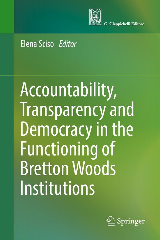 Accountability, Transparency and Democracy in the Functionin ... - cover