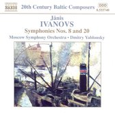 Moscow Philharmonic Orchestra, Dmitry Yablonsky - Ivanovs: Symphonies Nos. 8 & 20 (CD)