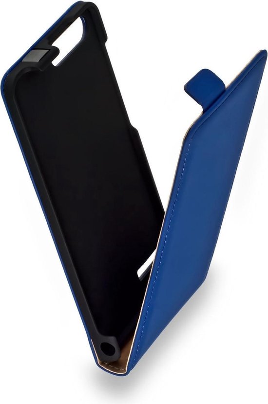 dutje inhoud Billy Blauw leder flipcase voor Huawei Ascend G6 4G cover hoesje | bol.com