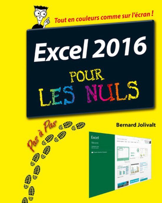 Excel 2016 Pas à pas Pour les Nuls - cover