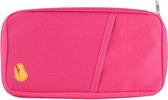 Reistasje – Paspoorthouder – Reis Organizer – Fuchsia