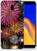 Geschikt voor Samsung Galaxy J6 Plus (2018) TPU Hoesje Design Vuurwerk
