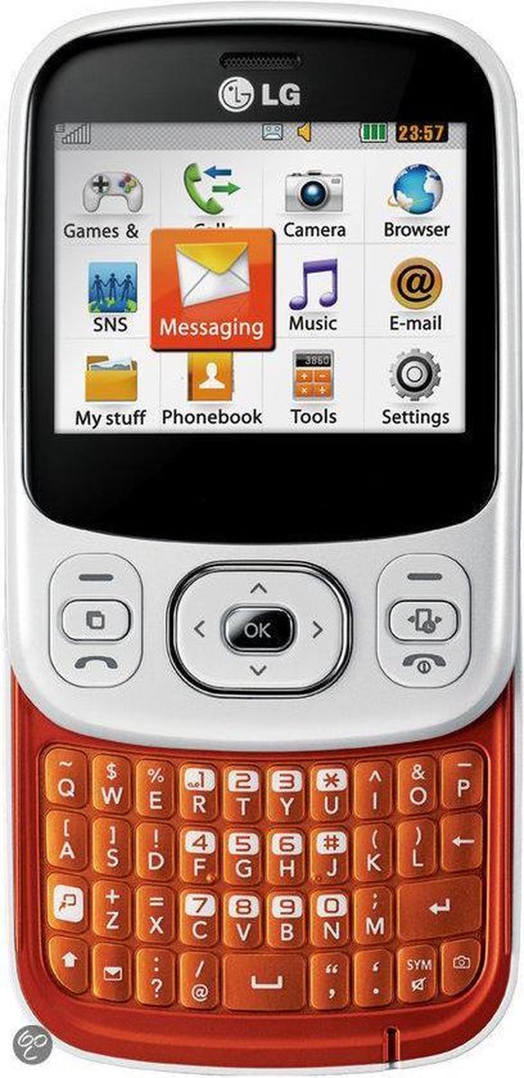 LG In Touch Lady (C320) - Wit/Oranje | bol