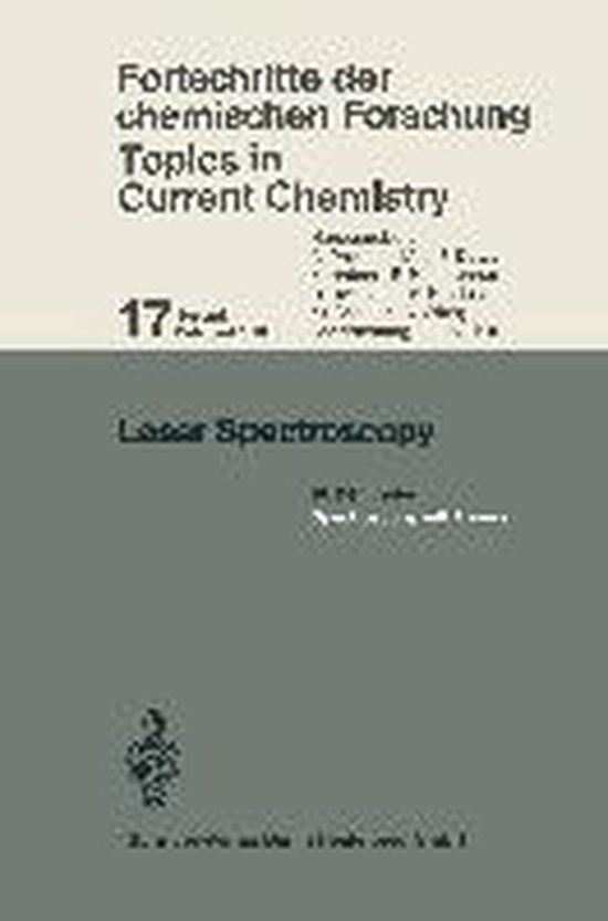 Laser Spectroscopy 9783540063346 W. Demtröder Boeken