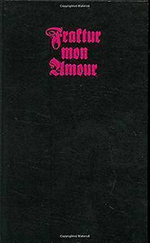 Fraktur Mon Amour - Blackletter fonts voor designers - met CD | bol