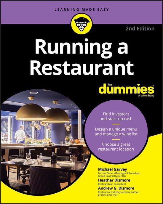 Running a Restaurant For Dummies - cover