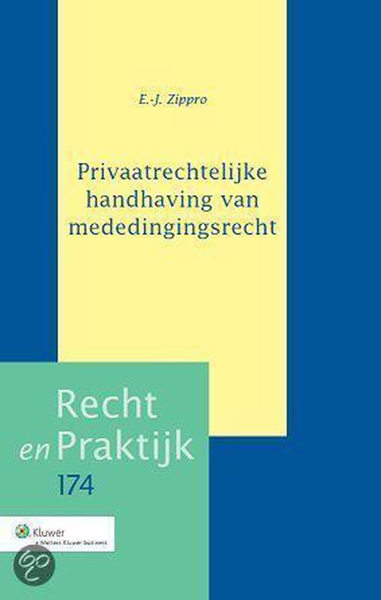 Privaatrechtelijke handhaving van mededingingsrecht - cover