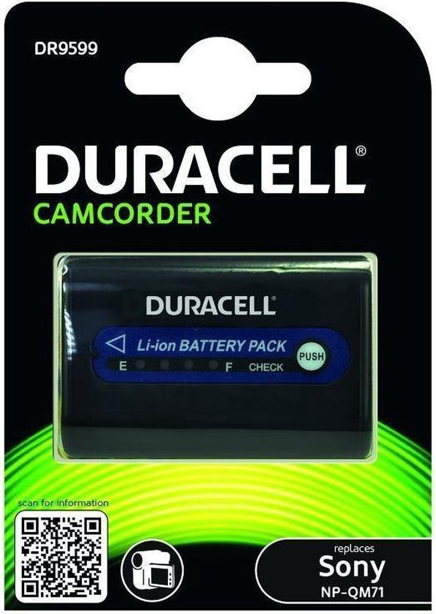 Duracell DR9599 oplaadbare batterij/accu Lithium-Ion (Li-Ion) 2800 mAh 7,4 V