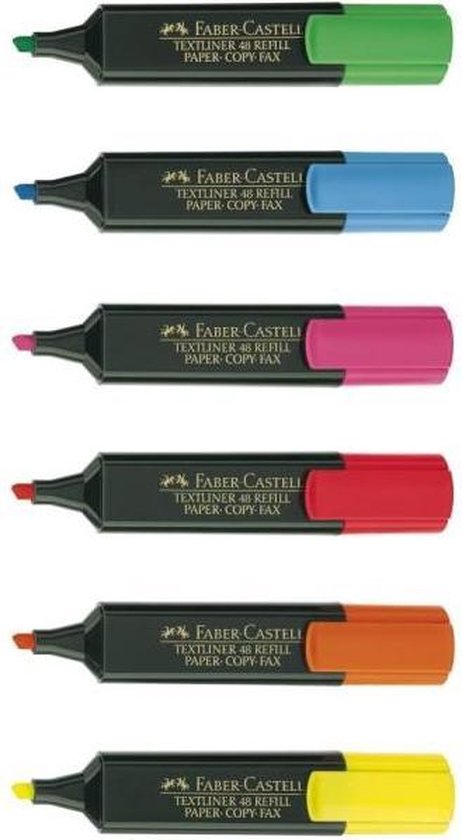 Faber Castell Textliner couleur pastel surligneur - Pochette de 4