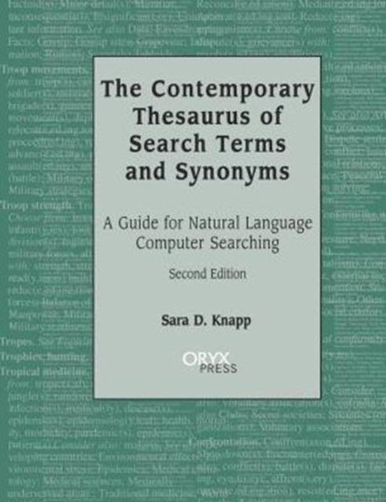The Contemporary Thesaurus of Search Terms and Synonyms - cover