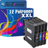 PlatinumSerie 12x inkt cartridge alternatief voor RICOH GC-41 GC41