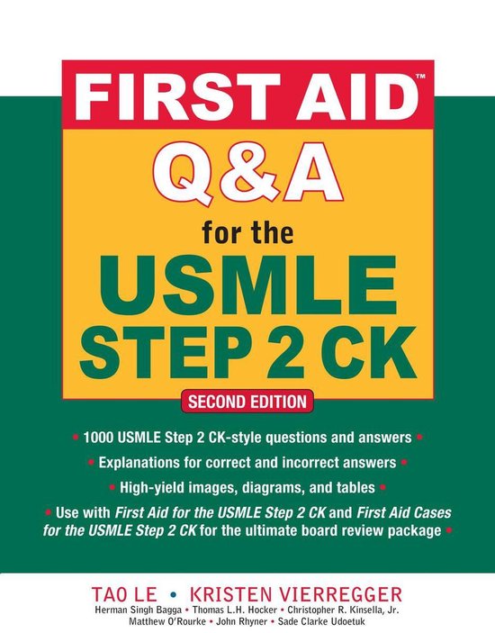 First Aid Q&A for the USMLE Step 2 CK, Second Edition - cover