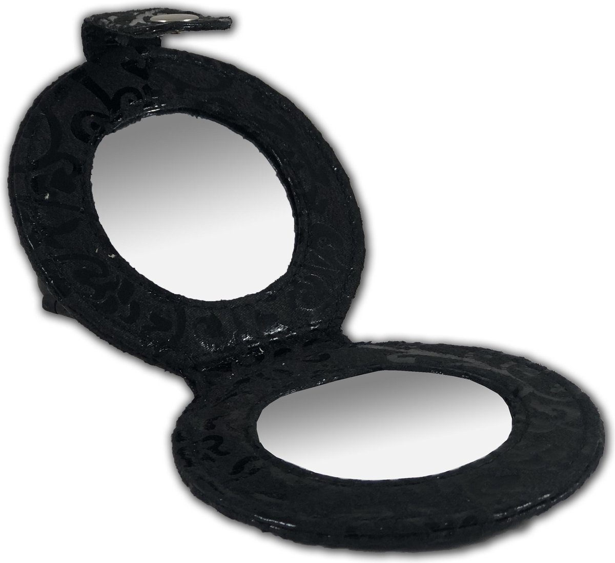 Tasspiegeltje Barrok Zwart