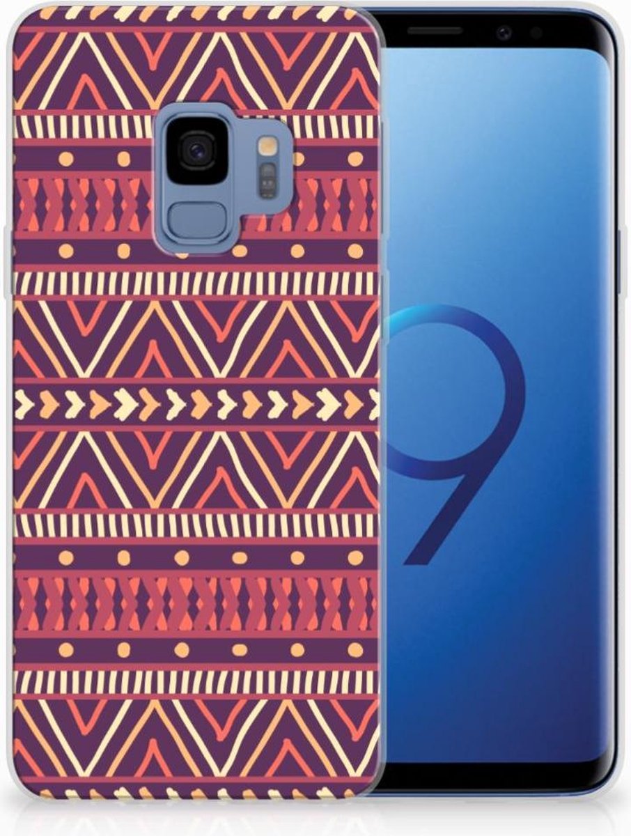 Samsung Galaxy S9 TPU bumper Aztec Paars