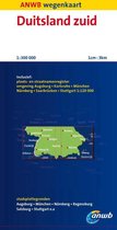 ANWB wegenkaart - Duitsland Zuid, Zwitserland, Oostenrijk