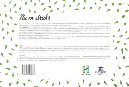 Nu en straks. Beeldboek over palliatieve zorg