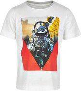 Minymo - jongens T-shirt - wit - Maat 98