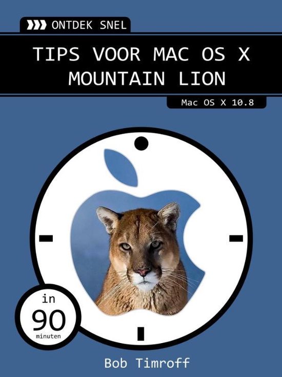 Cover van het boek 'Tips voor Mac OS X Mountain Lion' van Bob Timroff