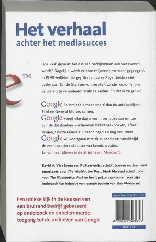 bol.com Google, D.A. | 9789022543658 | Boeken