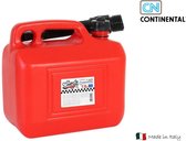 Continental Jerrycan avec entonnoir 5 litres rouge