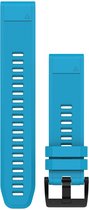 fenix 5 S60 22mm QuickFit Cirrus Blue siliconen polsband