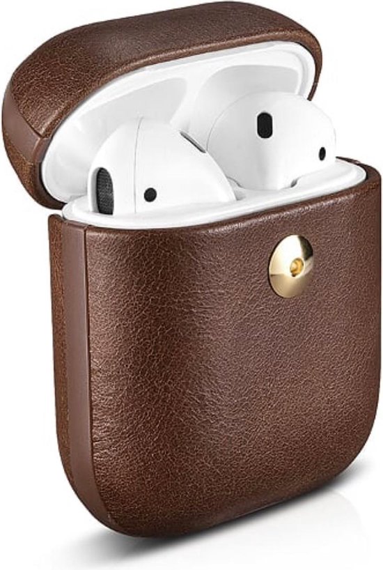 Etui Icarer AirPods Etui en cuir pour Apple AirPods 1/2 pochette de  protection en cuir... | bol.com