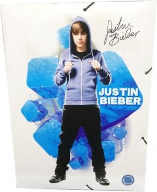 Justin Bieber - bewaarmap A4 - met muziek