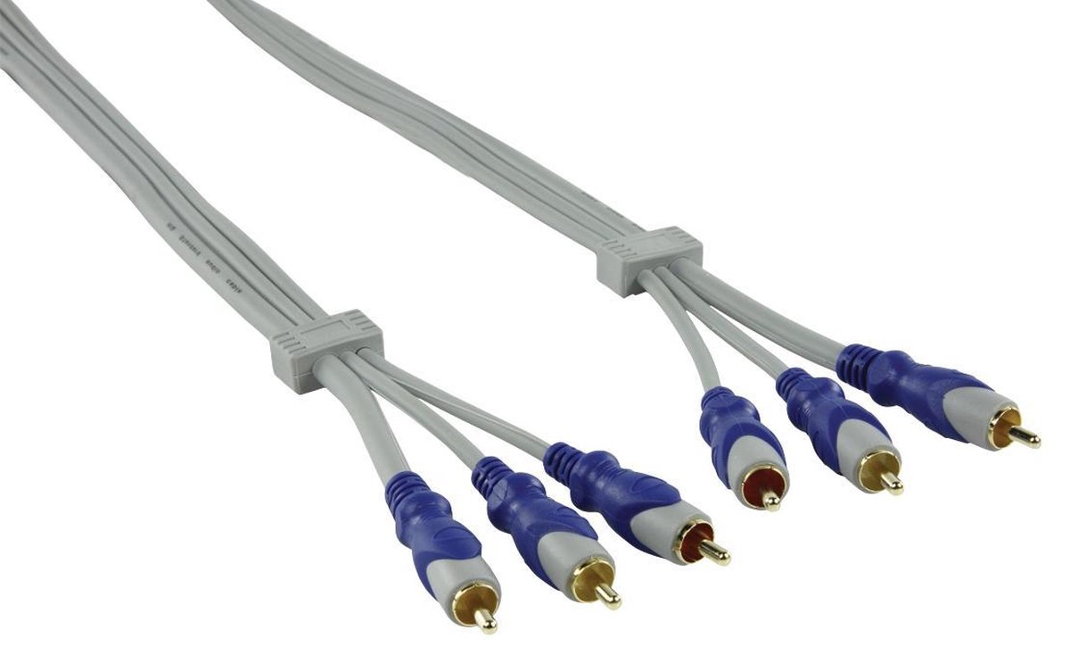 HQ Standaard 3x Rca Mannelijk - 3x Rca Mannelijk Kabel 1.50 M