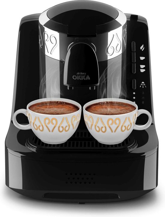 Arzum OKKA Turkish Coffee Machine| OK002BLACK | Black - Chrome |Turks  Koffizetapparat-... | bol.com