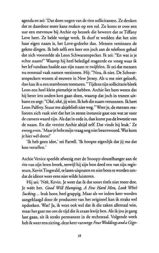 Pagina met tekst, genummerd 18.