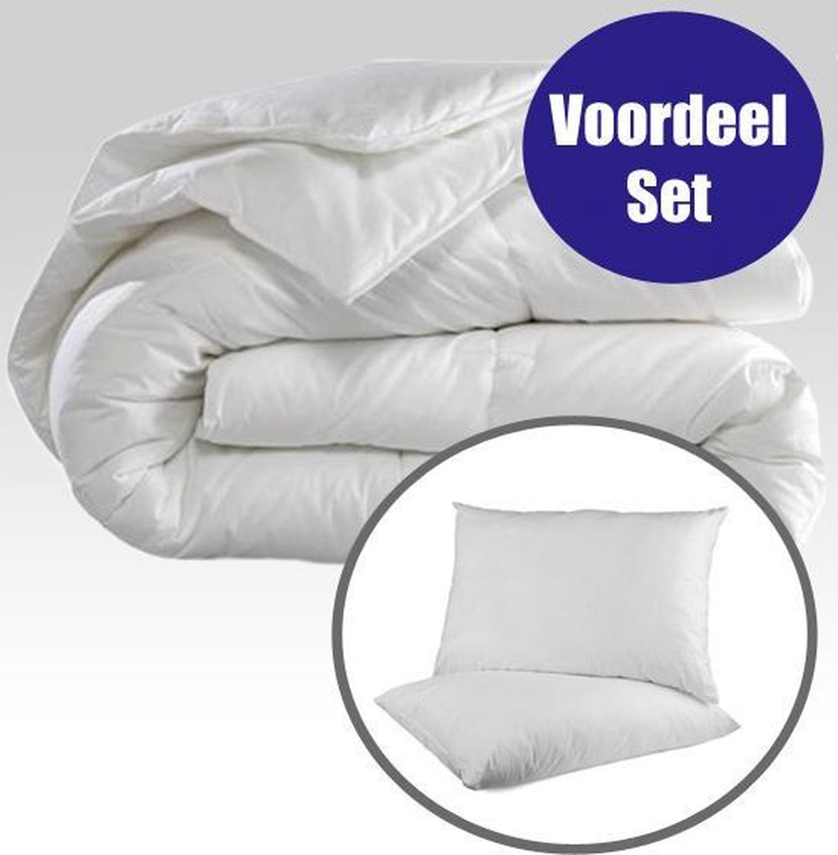 Zavelo Voordeelset Enkel Dekbed + Hoofdkussen 240 x 220 cm