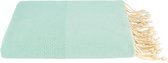 Lantara Plaid Cotton Mint vert - 196x300cm