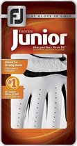 Junior Handschoen - Wit/Zwart