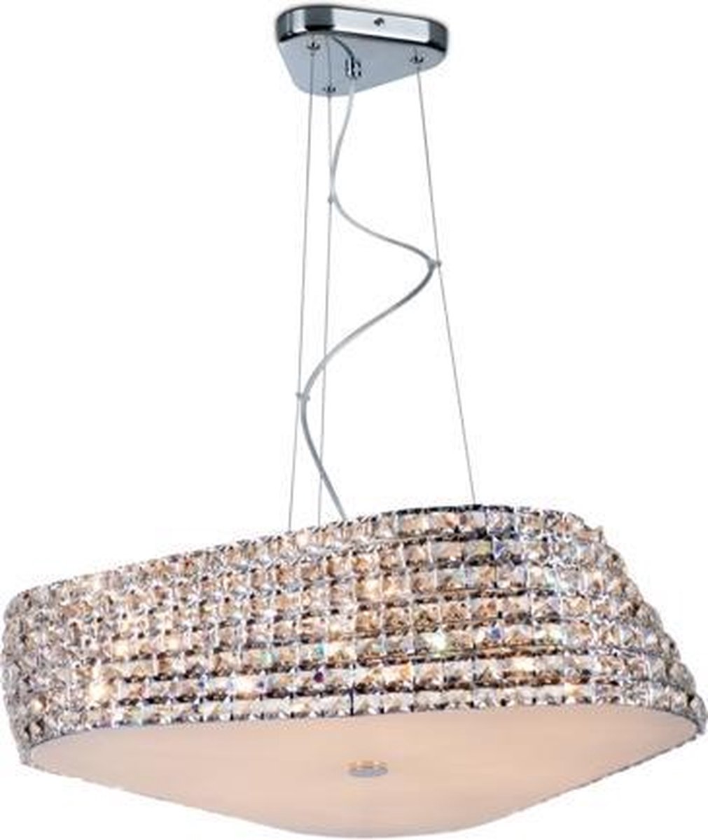 Hanglamp Trium Crystal Ø65cm - chroom - 6x42w G9