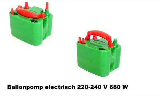 Pompe à ballon électrique orange/vert