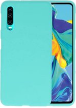 BackCover Hoesje Color Telefoonhoesje voor Huawei P30 - Turquoise