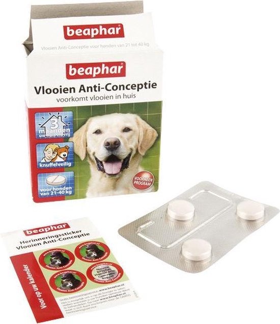Beaphar Vlooien Anticonceptie Grote Hond kg 3 Tabletten | bol.com