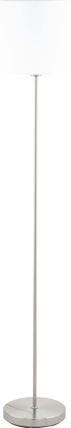 EGLO Pasteri Vloerlamp - E27 - 157,5 cm - Grijs/Wit