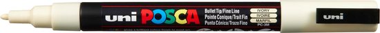 Krijtstift – Fineliner – Universele Marker – 46 Ivoor – Uni Posca Marker – PC-1M – 0,7mm – 1 stuk