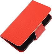 Rood Samsung Galaxy S Advance I9070 cover case booktype cover Ultra Book