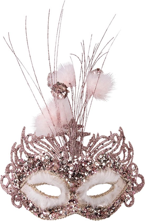 succes Actief taart CARNIVAL TOYS - Luxe roze oogmasker voor dames - Maskers > Venetiaanse  maskers | bol.com