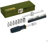 Dopsl.-/Schroevendr.Set Compact 1/4Inch (Crv 28-Dlg.)