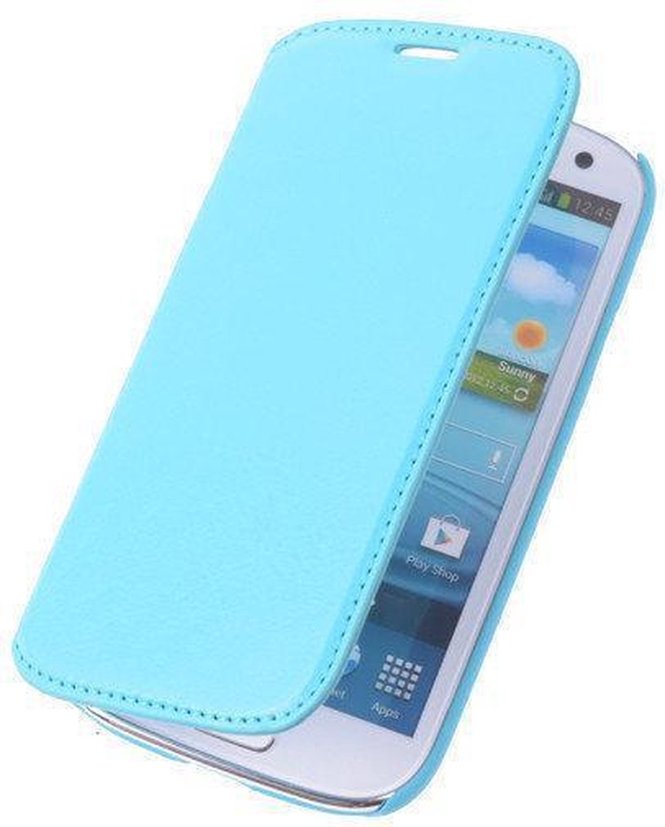 Bestcases Turquoise Map Case Book Cover Hoesje Samsung Galaxy Win Pro G3812