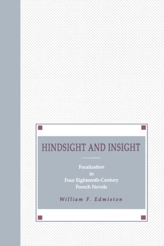 Hindsight and Insight, William F. Edmiston | 9780271028095 | Boeken ...