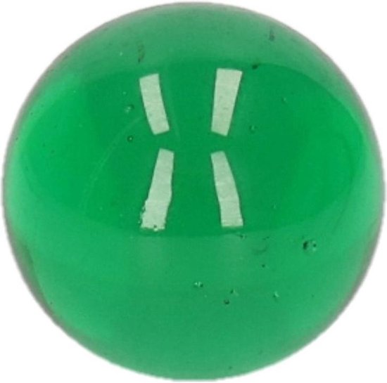 Knikker groen 6 cm - Bonken - Mega grote knikkers speelgoed - Merkloos